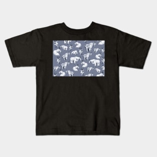 Copy of Bohemian Waxwings - card Kids T-Shirt